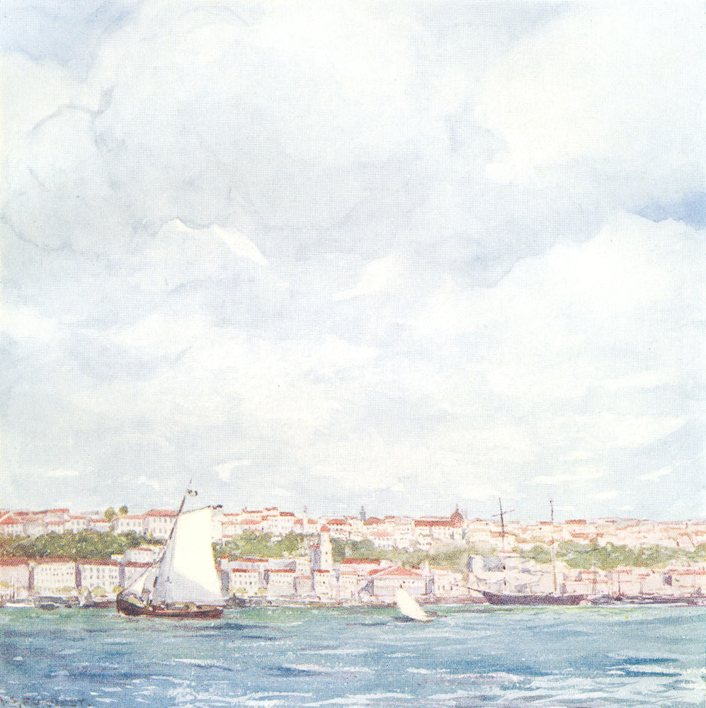 BRAZIL. Bahia 1908 old antique vintage print picture